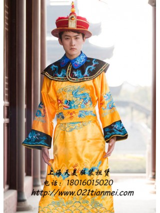 清朝皇上|皇帝服装|龙袍