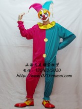 小丑花脸面具演出服装