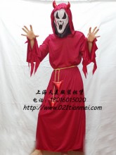 红色恶魔万圣节服装