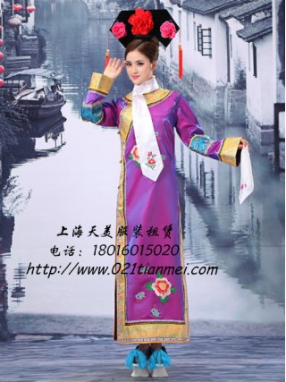紫色甄嬛清宫格格妃子