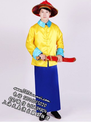 黄马褂清朝御前侍卫官兵服锦衣卫